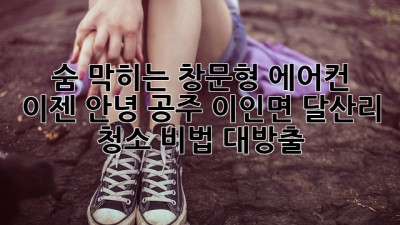 💨 숨 막히는 창문형 에어컨, 이젠 안녕! 공주 이인면 달산리 청소 비법 대방출 🏡✨