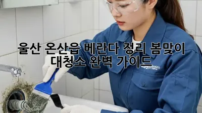 울산 온산읍 베란다 정리: 봄맞이 대청소 완벽 가이드
